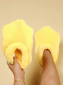 Pantufa Unissex Desenho Animado Design Pé De Pato Chinelo Doméstico Confortável