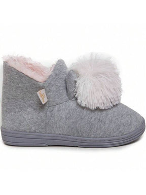 Pantufa Feminina Estilo Bota De Pelúcia Moda Casual Para Inverno